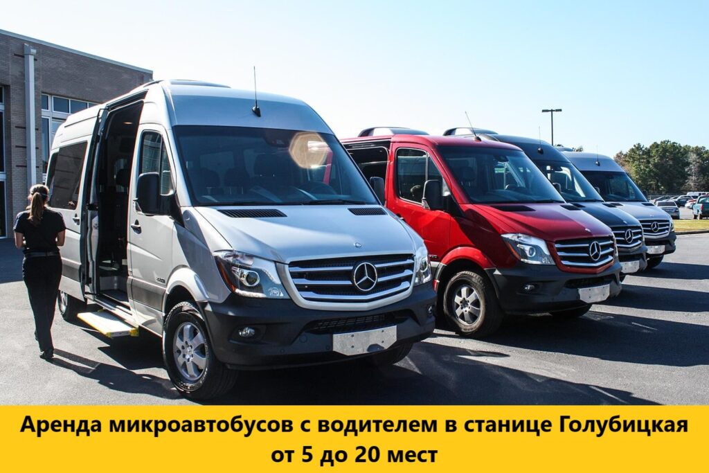 аренда микроавтобуса в голубицкой