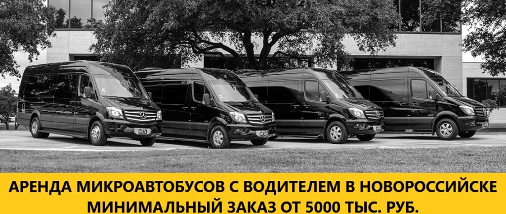 АРЕНДА МИКРОАВТОБУСА В НОВОРОССИЙСКЕ