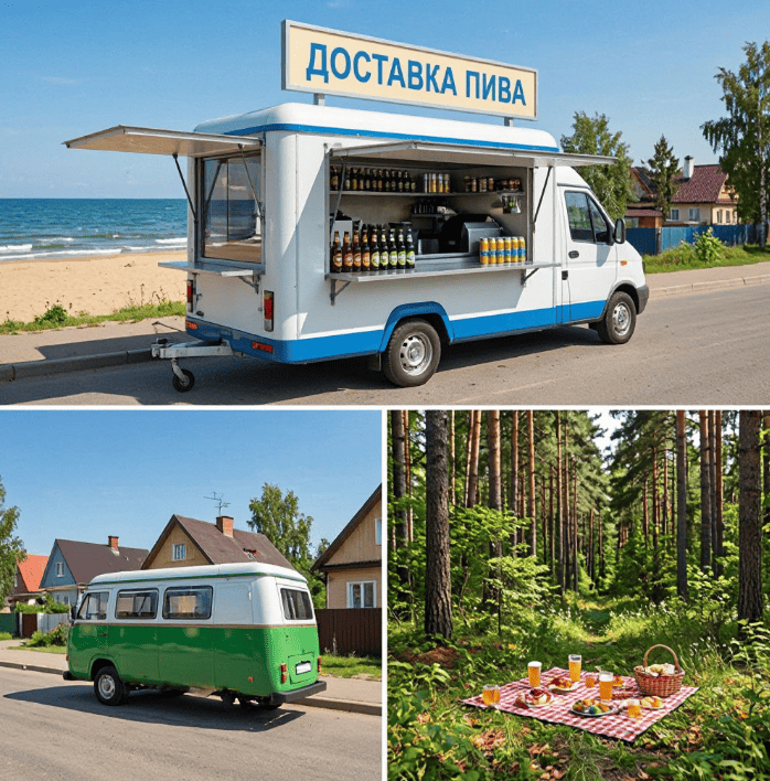 разливное пиво с доставкой в Анапе